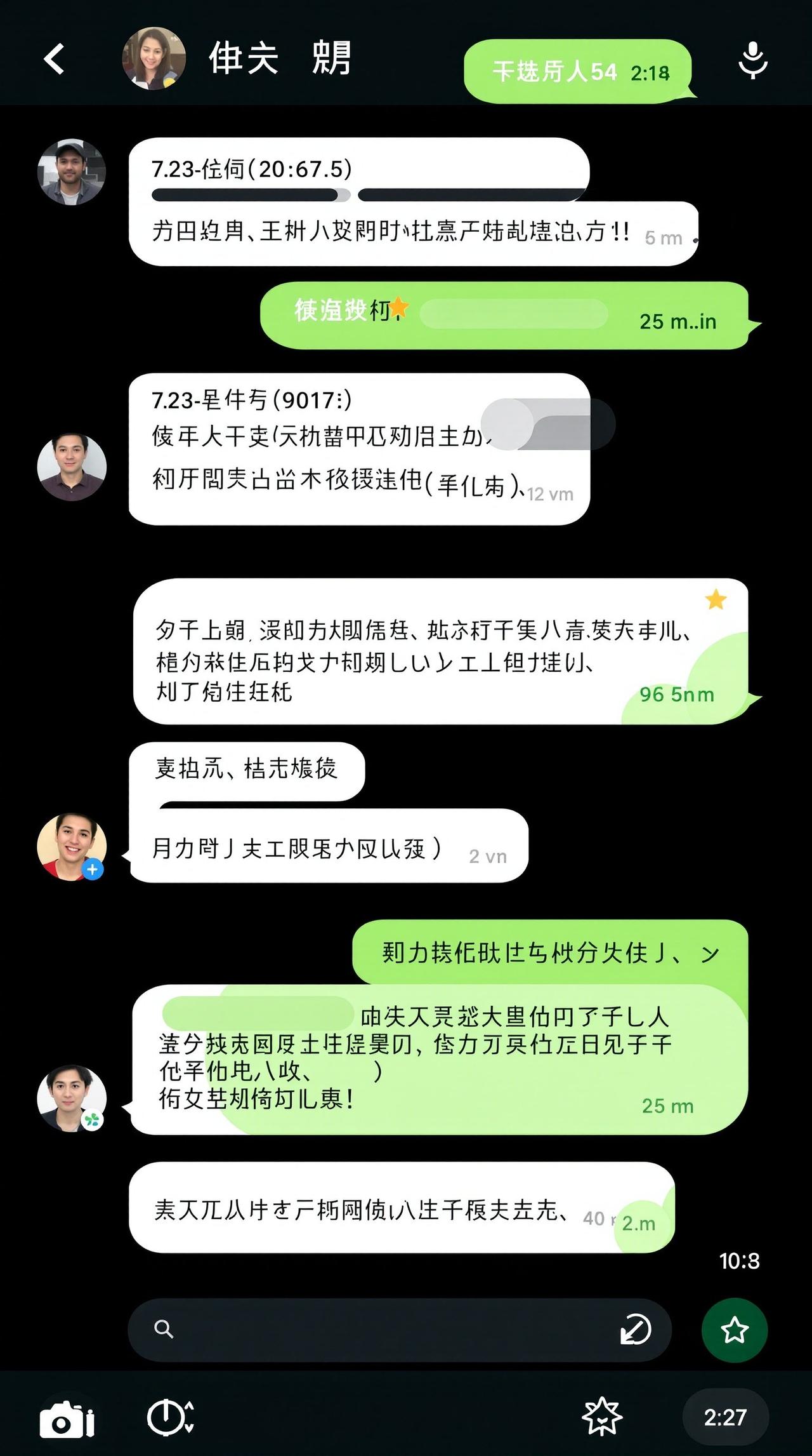今日吃瓜-聊天截图-某艺人工作室内部群聊曝光，讨论如何控评和买热搜